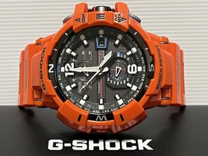 CASIO G-SHOCK GW-A1100R-4AJF スカイコックピット グラビティマスター　ソーラー電波腕時計　オレンジ