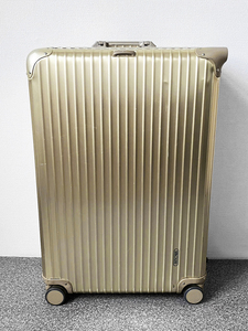 RIMOWA TOPAS GOLD リモワ トパーズ ゴールド 98L 4輪 スーツケース/original オリジナル クラシック フライト キャビン チタニウム