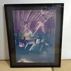 紫綬褒章受賞　加納光於　額装66×79cm　限定版