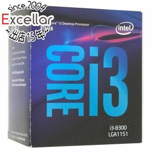 【中古】Core i3 8300 3.7GHz 8M LGA1151 62W SR3XY 元箱あり [管理:1050023256]