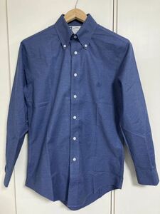 Brooks Brothersブルックスブラザーズの長袖ボタンダウンシャツ　Sサイズ　送料無料　ネイビー　紺