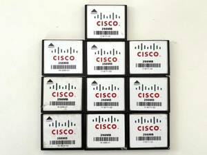 ★CFカード 256MB(cisco) 初期化済 10枚セット★中古