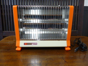 昭和レトロ　電気ストーブ　石崎電機　SURE SE-116 レトロ家電　オレンジ　ディスプレイ　アンティーク