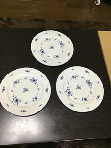 3枚 ノリタケ Noritake クラフトーン CRAFTONE　8709　レトロ 食器 プレート 皿 日本製 23cm