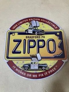 難あり　ZIPPO  スチール看板 (1)