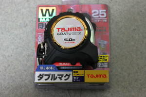 〇未使用 保管品 Tajima タジマ 剛厚セフGロック ダブルマグ GOATU MAG GASFGLWM2550 5m スケール 工具/激安1円スタート