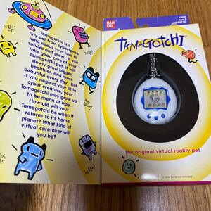 当時物 レア たまごっち TAMAGOTCHI バンダイ 英語版 ホワイト 白 