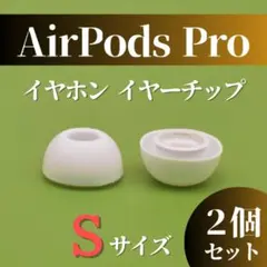 AirPods Pro イヤーチップ Sサイズ イヤーピース イヤホン 白