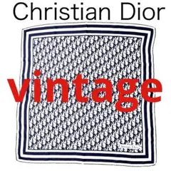D9192-30◾️オールド　クリスチャンディオール トロッター柄　大判スカーフ