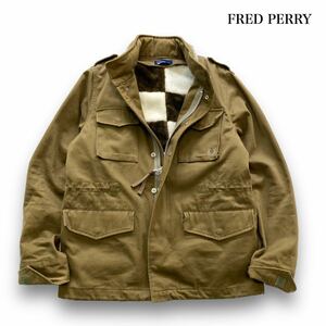 【FRED PERRY】フレッドペリー M-65 フィールドジャケット ライナー ミリタリージャケット モッズコート ブルゾン チェッカー柄 F2477