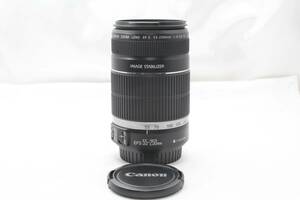 ★【限定！美品 手振れ補正付き】 Canon EF-S55-250mm F4-5.6 IS ★ 純正望遠レンズ 20240424B