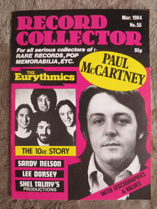 【Record Collector】1984年3月 Vol.55、Beatles、Paul McCartney、10cc、Eurythmics、Shel Talmy