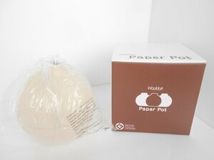 ●未使用 サンメニー Ai collection Paper Pot ペーパーポット アイボリー ティッシュケース・ホルダー