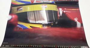 2011 F1 　Ferrari　フェラーリ　　ポスターカレンダー　全６枚セット