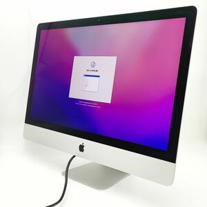 ★電源付き/OS入り/液晶ムラあり★ Apple iMac (Retina 5K, 27-inch, Late 2015) [Core i5 6500 8GB 1TB 27 macOS] 中古 一体型PC (6550)