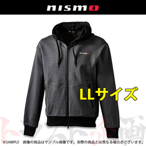 NISMO ニスモ ジップアップパーカー グレー×ブラック LL 【数量限定】 KWA04-50PG4 トラスト企画 (660192371