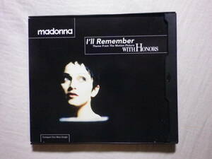 『Madonna/I’ll Remember(1994)』(特殊ケース仕様,Maverick/Sire 9 41355-2,USA盤,4track,Why It’s So Hard,With Honors)