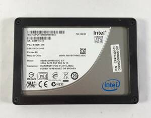 K5061433 Intel SATA 80GB 2.5 SSD 10点【中古動作品】