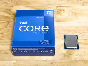 Intel インテル Core i7 12700K LGA1700 / 8C+4C 12T / UHD770 CPU 動作品 - 中古