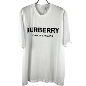 バーバリー(BURBERRY) London England Logo Cotton T Shirt (white)