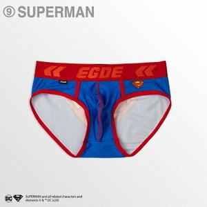 【送料無料】 EGDE≪ SUPERMAN x BATMAN スーパーローライズ ビキニブリーフ カラー:⑨SUPERMAN サイズ:XL 3535