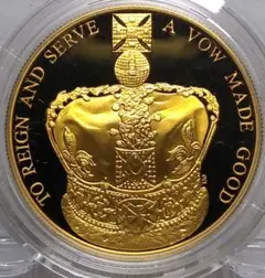 2013 エリザベス女王 戴冠 60周年記念 5ポンド 銀貨①