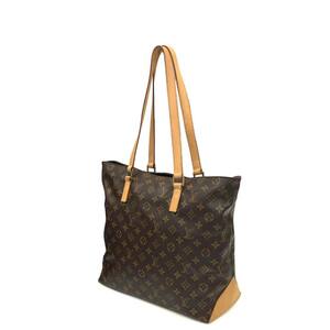 LOUIS VUITTON ルイヴィトン M51151 カバ メゾ モノグラム PVC トートバッグ ショルダーバッグ 肩掛け ブラウン