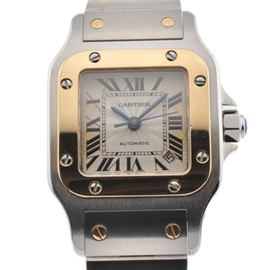 カルティエ CARTIER W20057C4 サントスガルベ SM SS/K18YG 自動巻き レディース 美品 H#130911