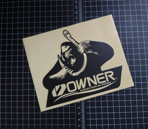 OWNER　GORILLA STICKER　ゴリラ オーナー ステッカー シール大/針 カルティバ 釣り針 フック