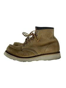 RED WING◆レースアップブーツ/US7.5/BEG/スウェード