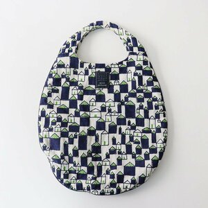 ミナペルホネン mina perhonen hutte エッグバッグ/ネイビー egg bag【2400013794299】