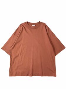 (D) DRIES VAN NOTEN ドリスヴァンノッテン オーバーサイズ 半袖 Tシャツ M オレンジ