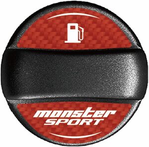 【Amazon&タジマストア限定】MONSTER SPORT フューエルキャップガーニッシュ カーボン調 給油口 キャップ ステッ