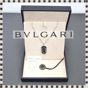 【 良品 】 ブルガリ パレンテシ ネックレス ペンダント K18WG ホワイトゴールド 750刻印 ケース付属 BVLGARI
