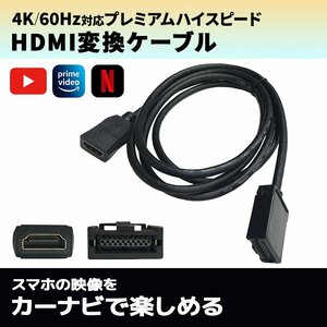 NSZN-Z68T 2018年 トヨタ HDMI Eタイプ Aタイプ 変換 ケーブル スマホ カーナビ 画面 動画 ミラーキャスト ユーチューブ 映像出力 外部入力