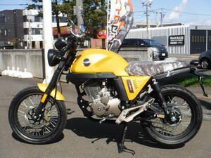 全国デポ送料32800円 ★ 新車ゾンテスカフェレーサー125 ZT125V ★ CB125R YBR125 GN125 CBF125 グロム ハンターカブ ダックス 北海道 札幌