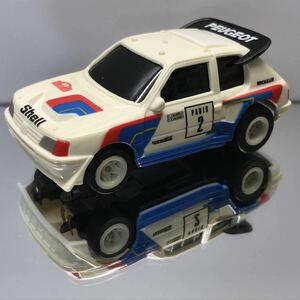 AFX超激レア中古HOスロットカーTOMYトミーTYCOマグナカーPeugeot205T16ラリーRallyプジョーGr.B205ターボ16E2WRCグループB205T16GRパリダカ