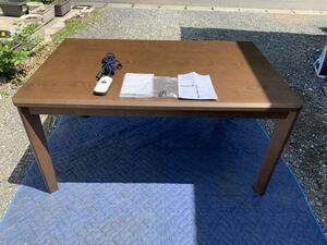 ● こたつ テーブル ハイタイプ 幅135×85×68cm UKT-1361 BR ハイタイプ ダイニングこたつ