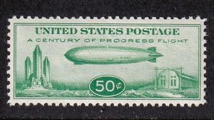 ♪アメリカ・航空 ≪シカゴ博/ツェッペリン号≫1933年 /NH/ Scott#C18
