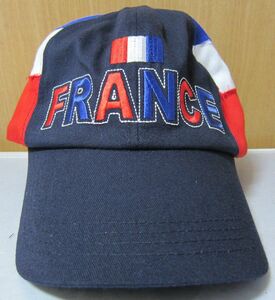 [キャップ a]　トニー デザイン　フランス　2006W杯　紺トリコ　 　　　　　TONY 　FRANCE　06　VIVE LA FRANCE　　ネイビー　　pg1808