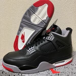 新品 未使用 黒タグ NIKE AIR JORDAN 4 BRED REIMAGINED ナイキ エアジョーダン 4 ブレッド リイマジンド FV5029-006 nike bred 26.5cm