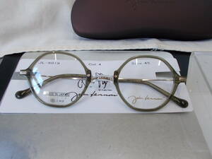 ジョンレノン John Lennon ヘキサゴン 眼鏡フレーム JL-6019-4 お洒落！ チタン×セル コンビフレーム