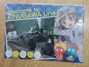 鉄道むすめグッズ　東武鉄道鬼怒川みやびクリアファイル