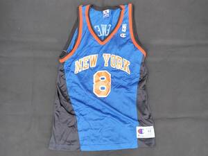 Latrell Sprewell スプリーウェル New York Knicks ユニフォーム L champion NBA 003bl