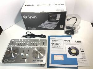 【完動美品】VESTAX DJコントローラー　SPIN 取説書、付属品一式