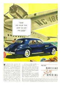 ◆1939年の自動車広告　キャデラック3　Cadillac　GM