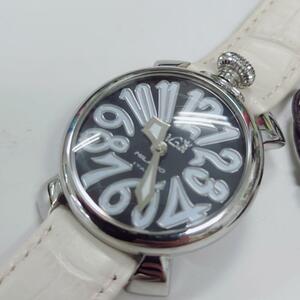 【正規稼働良品】ガガミラノ マニュアーレ40 14539 QZ メンズ 腕時計