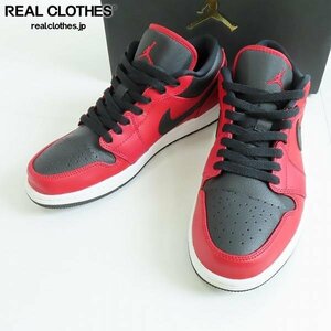 NIKE/ナイキ AIR JORDAN 1 LOW GYM RED/エアジョーダン1 ジムレッド シューズ/スニーカー 553558-605/28 /080