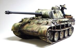 1/35 ドイツ　パンサーD型人形付き塗装済み完成品