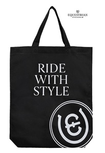 Equestrian Stockholm＜エクエストリアン ストックホルム＞トートバッグ◆ブラック◆未使用◆乗馬用品